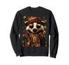 Sunglasses Autumn Badger Autumn Leaves Autumn Animal Sweatshirt