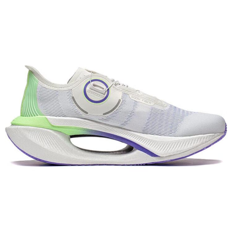 Li Ning Shadow 2.0 Slip Resistant Low Top GCU A GRIP PRO Running Shoes Unisex White Cyan Purple ARRT017-2