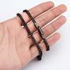 Vintage Oxidized Matte Black Stainless Steel Chain Necklace for Men Women Curb Cuban Link Chain Punk Choker Male Jewelry