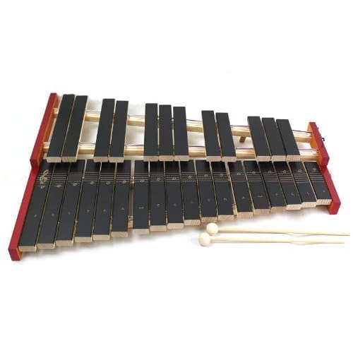 Zen-On Tabletop Xylophone with Semitones, No. 181WA, Made In Japan