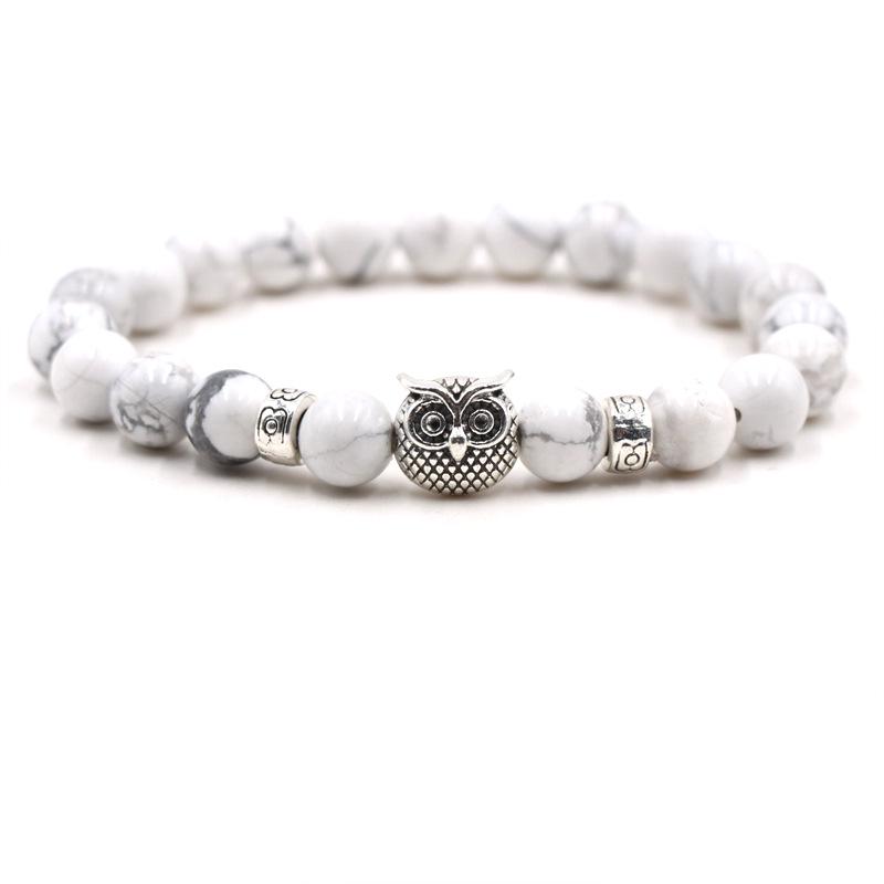 

Браслет из натурального вулканического камня и тигрового глаза 8 мм - Модные украшения 2020