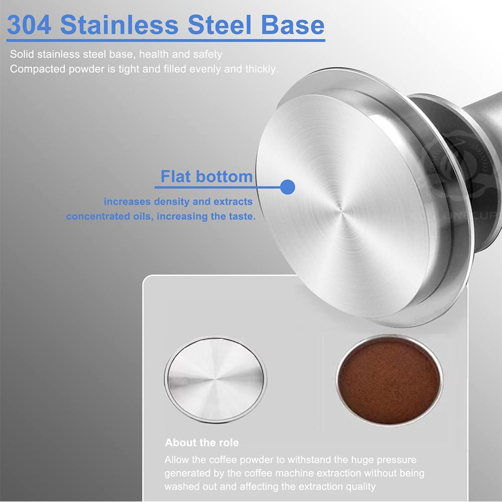 53mm Coffee Tamper Unique Calibrated Spring For Barista Home Coffee Accessories