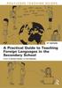 Bok A Practical Guide To Teaching Foreign Languages In the Secondary School