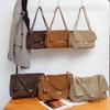 Damen Matte Rindsleder Tote - Große Crossbody Schultertasche, Echtes Leder, Vielseitig für Herbst/Winter 2026, Retro-Stil.