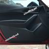 Leather Door Protection Pad Anti-kick Cover Stickers for Mazda 3 Axela 2014-2016