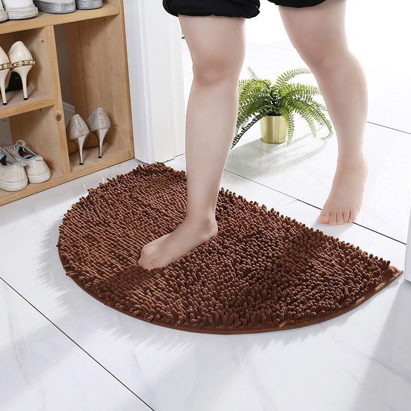 

Нескользящий мягкий коврик для ванной комнаты из микрофибры, впитывающий, моющийся в машине коврик для ванной из синели, быстросохнущий ворсистый ковер для ванной комнаты 40*60cm