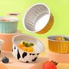 10/20/50Pcs round Baking Cups with Lids Reusable Tin Paper Foil Cupcake Cups for Desserts Flans Mini Cakes Bread Mould Custard