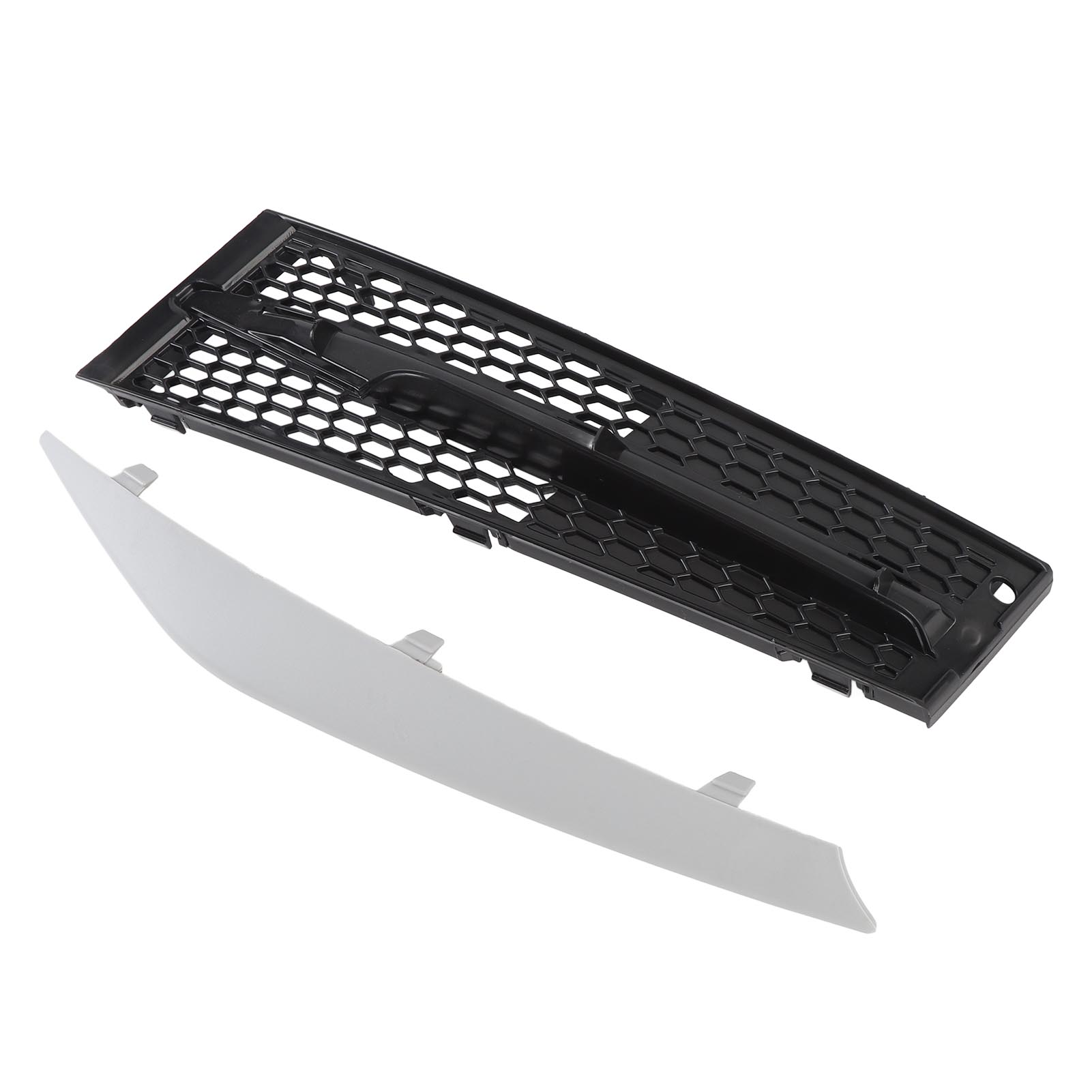 

Front Bumper Lower Grille with Trim Strip Set Fashion Decoration Replacement for 3 Series E92 E93 LCI 2011 2013 Left: