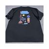 City Leisure Outdoor Trend City Boy Shoulder Loose Printing Round Neck Short Sleeve T-shirt Couple Vintage Alphabet Pattern
