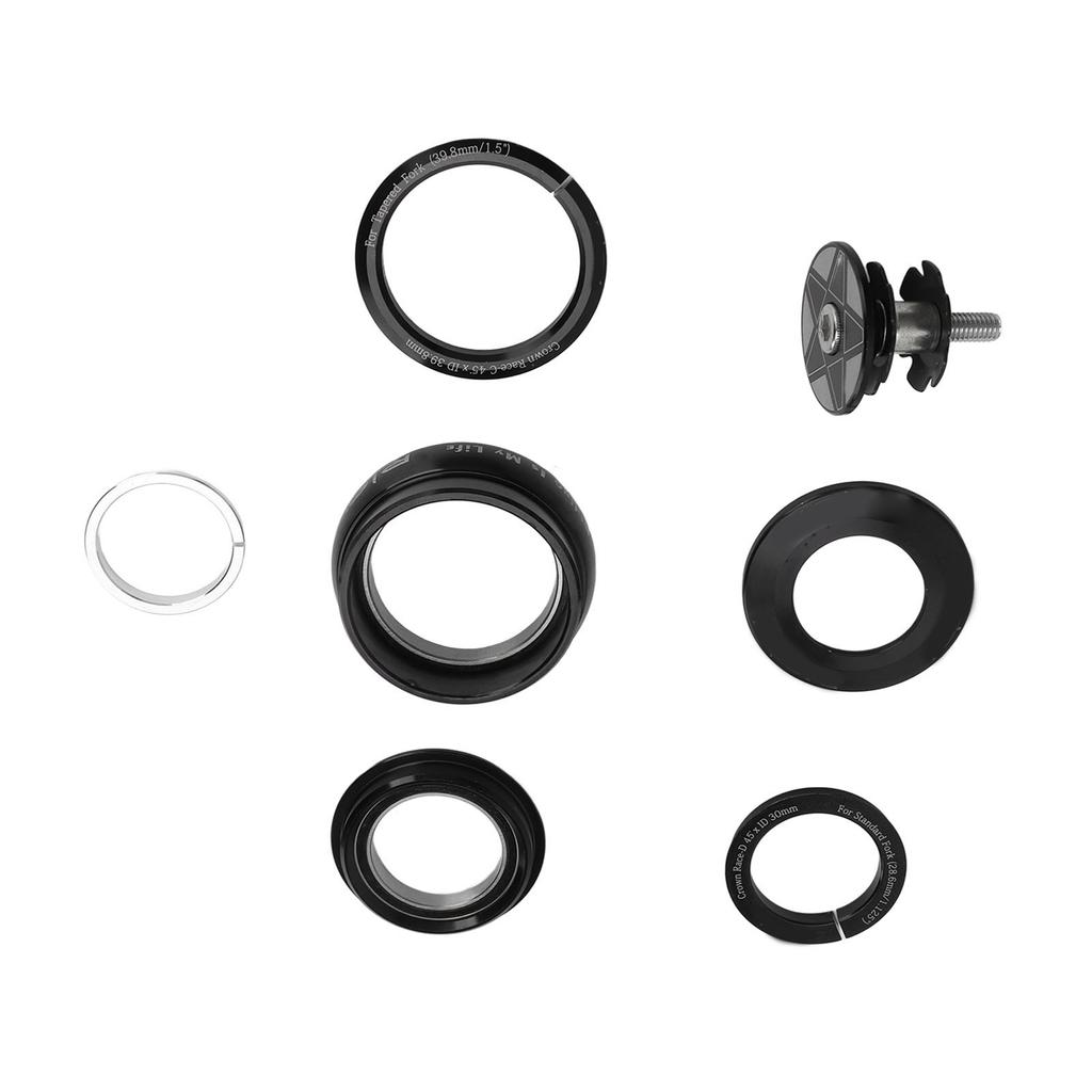 Bike Bearing Headset Aluminum Alloy Bicycle Headset for Small Tapered Tube 44?50.6mm Front Fork