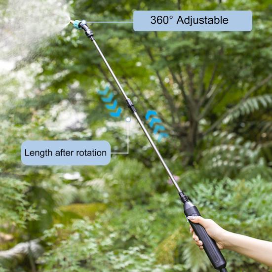 5L/8L Electric Garden Sprayer Backpack Lawn Sprayer with 3 Nozzles Retractable Wand Adjustable Strap Garden Spraying Tool for Watering Fertilizing