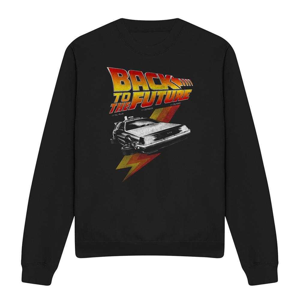 Back To The Future Unisex Adult Retro Midweight Sweatshirt