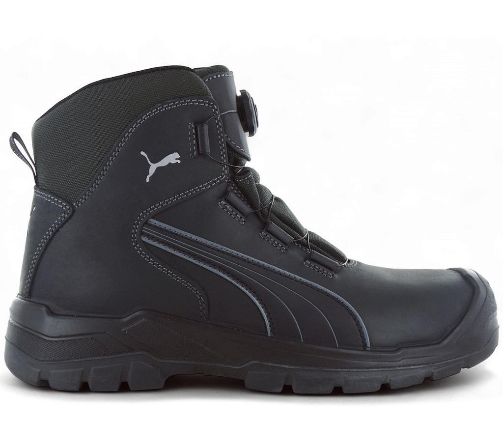 Puma SAFETY CASCADES DISC MID - Herren Sicherheitsschuhe S3 Arbeitsschuhe Schwarz 630211 ORIGINAL