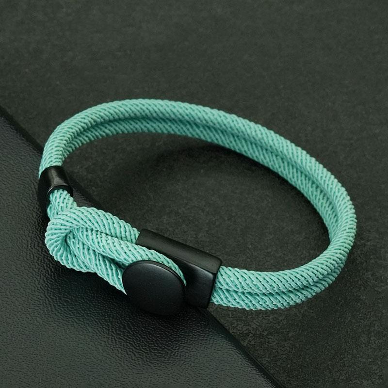 Noter Fashion Rope Bracelet Men Grade A 4mm Lucky Cord Chain Braslet Bangle Perfect Gift For Him Leisure Versatile Accessories