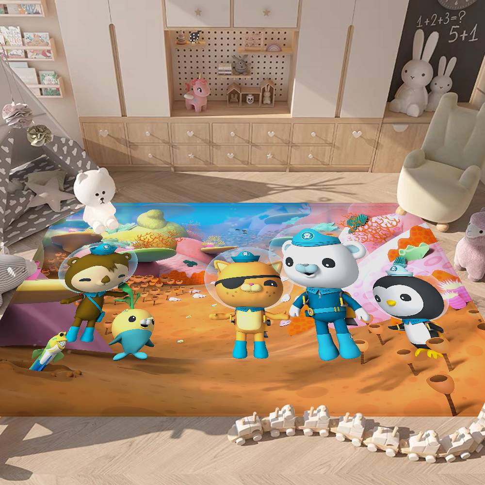 Tappetino da Bagno O-Octonauts ANIME Antiscivolo Assorbi Acqua Striscia Lunga Cuscino Tappetino per Camera da Letto Tappetino Decorativo per Hotel