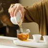 Portable White Porcelain Quick Tea Set