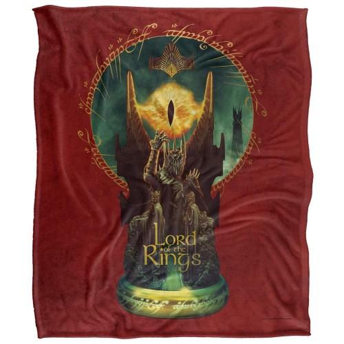 Lord Of The Rings Barad-Dur Sauron Silky Supersoft Blanket