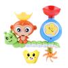 QWZ Baby Cartoon Monkey Classic Shower Bath Toy Animal Sprinkle Bathroom Swimming Bathing Shower Educational Toys For Kid Gift