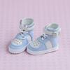 rakulifey Obitsu 11 Shoes for OB11 Dolls, 11cm, Cute, 5 Colors, Gift (Blue)