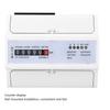 3 Phase 4 Draht 380V AC Energie Meter DIN Schiene Wattmeter Strom Puls Zähler