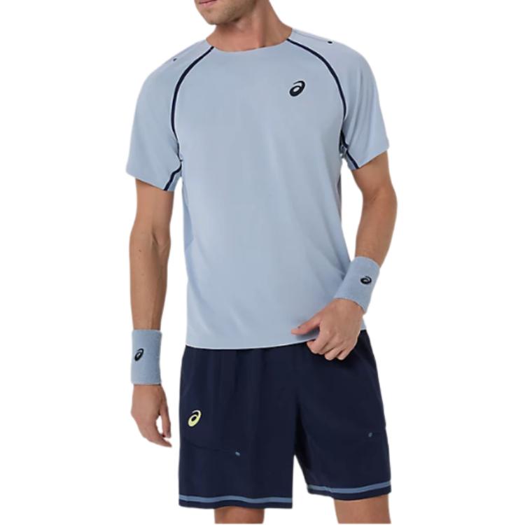 

Asics Logo Raglan Crew Neck Short Sleeve T-Shirt Men tops 2041A392-400 S