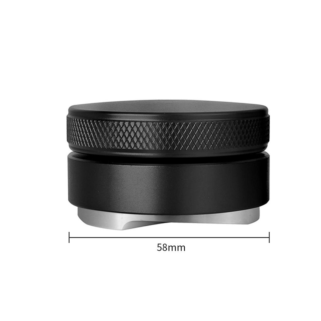 Kaffefordeler Espresso-distribusjonsverktøy/niveller 3 vinklede skråninger Justerbar håndflate Sabotasje Passer 51/53/58 mm portafilter