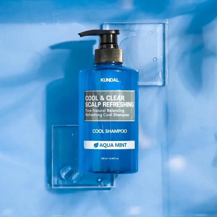 Cool & Clear Scalp Refreshing Cool Shampoo 500ml Aqua Mint 2