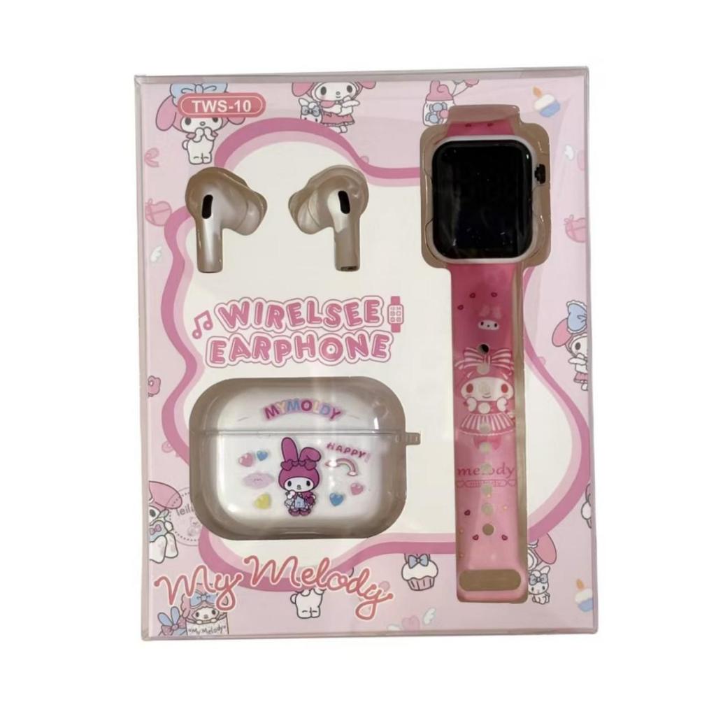 2025 Sanrio Noise-Cancelling Cartoon Wireless Earbuds - Cute Bluetooth Headphones