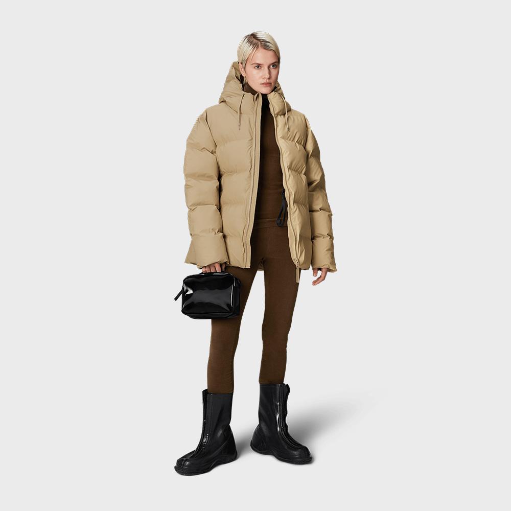 Rains Alta Puffer Jacket - Sand