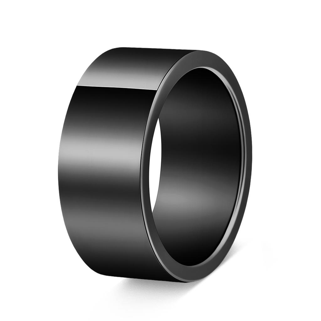 Minimalistischer Modeschmuck Edelstahl Partnerringe Poliertes Band 4mm 6mm 8mm Größen