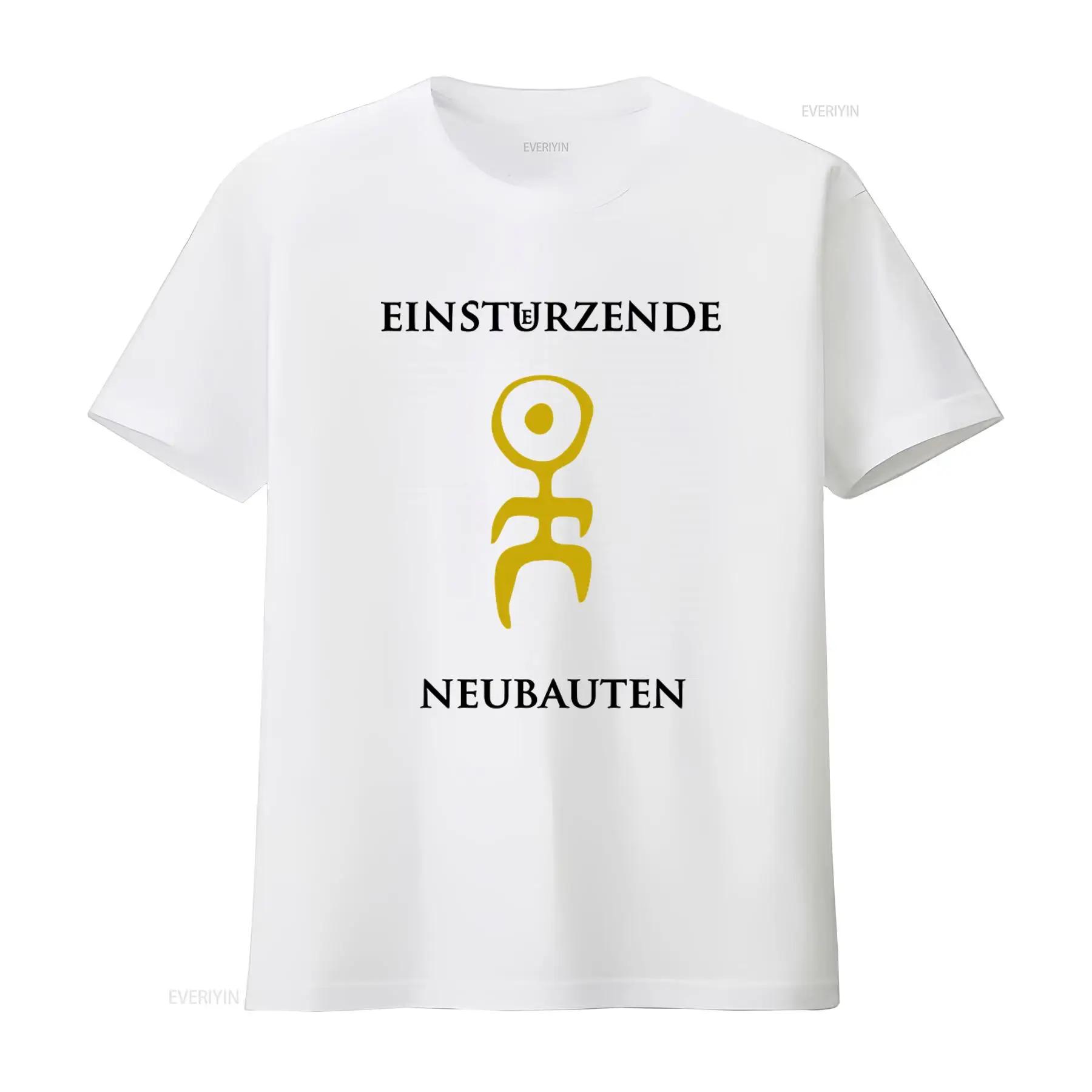 

Einstürzende Neubauten Band Logo Print Mens T Shirt Fashion Vintage Washed Fashion Soft Breathable Comfortable Unisex Casual... S