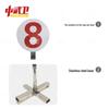 Folding Shooting Range Target Number Plate