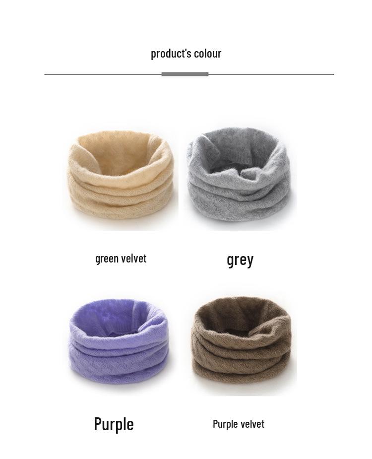 Autumn/Winter 100% Pure Cashmere Maple Leaf Hollow Unisex Neck Gaiter Scarf