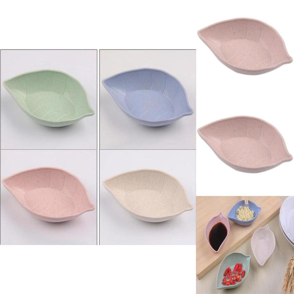 Umweltfreundliches Saucenschälchen aus Weizenstroh mit stilvollen Farben für Gewürze und Dips