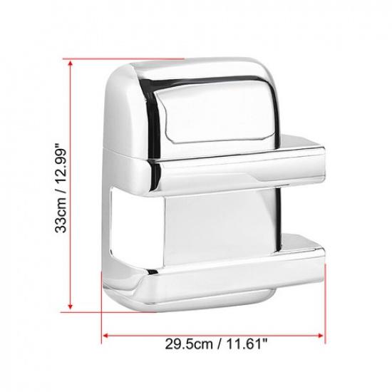 For 2008-16 Ford F250 F350 SuperDuty Chrome Add-on Style Full Mirror Covers Caps
