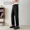Men's Wool Blend Moisture-Wicking Straight-Leg Casual Pants