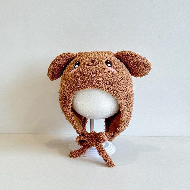 

Korean Style Winter Warm Cartoon Knit Pullover Hat for Boys and Girls One Size