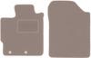Beige Front Floor Mats For: Toyota Yaris III Petrol (2011-2019)