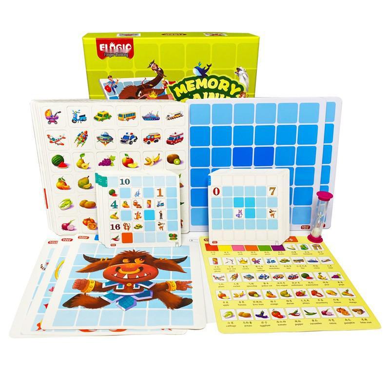 

Shichida Whole Brain Development Photographic Memory Grid Board Educational Toy