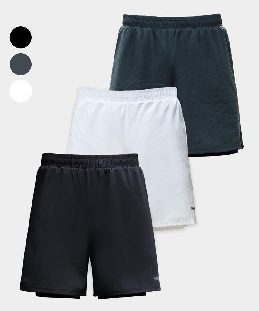 Helingbon Men'S Water Leggings Two-In-One Rash Guard Swim Pants (3 Colors) / Ai334M