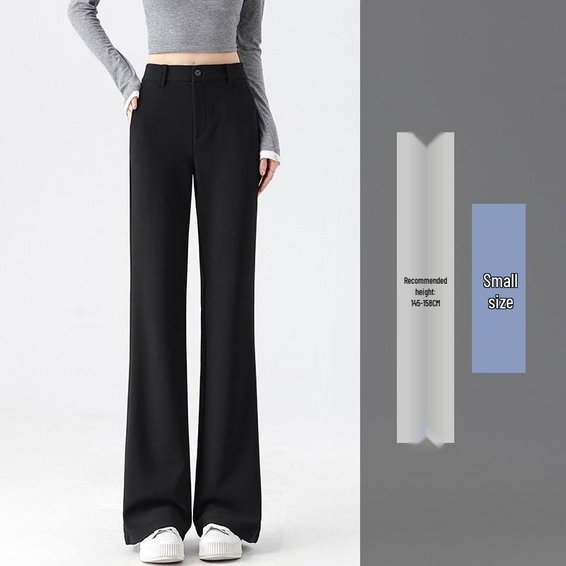 

Women s Black Plus Velvet High Waist Flare Pants - Slimming & Flattering for Autumn and Winter 3XL (Recommended 140-155 lbs)