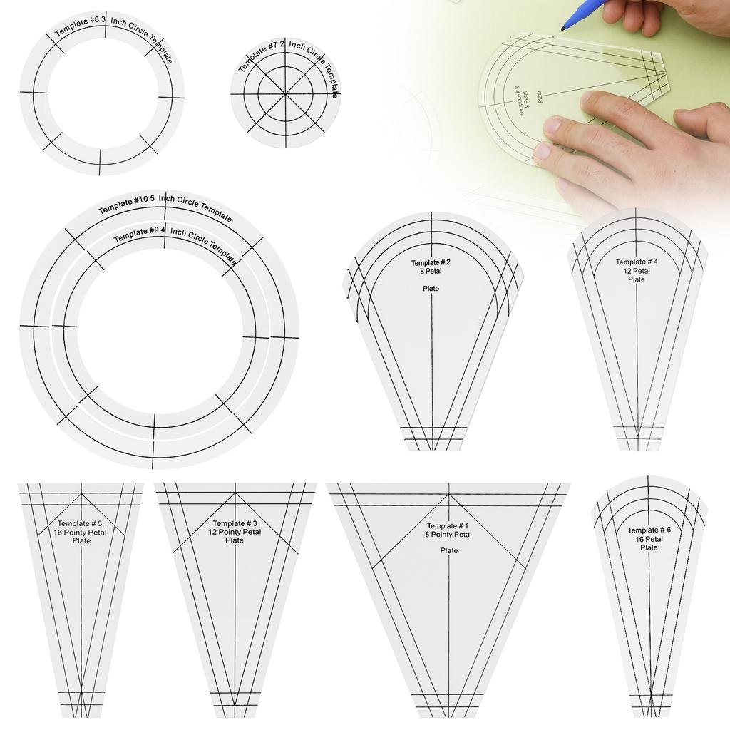 Creative Corner Knife Quilting Template Ruler Acrylic Sewing Ruler DIY Knitting Crafts Sewing Template Sewing Tool Corner Ruler