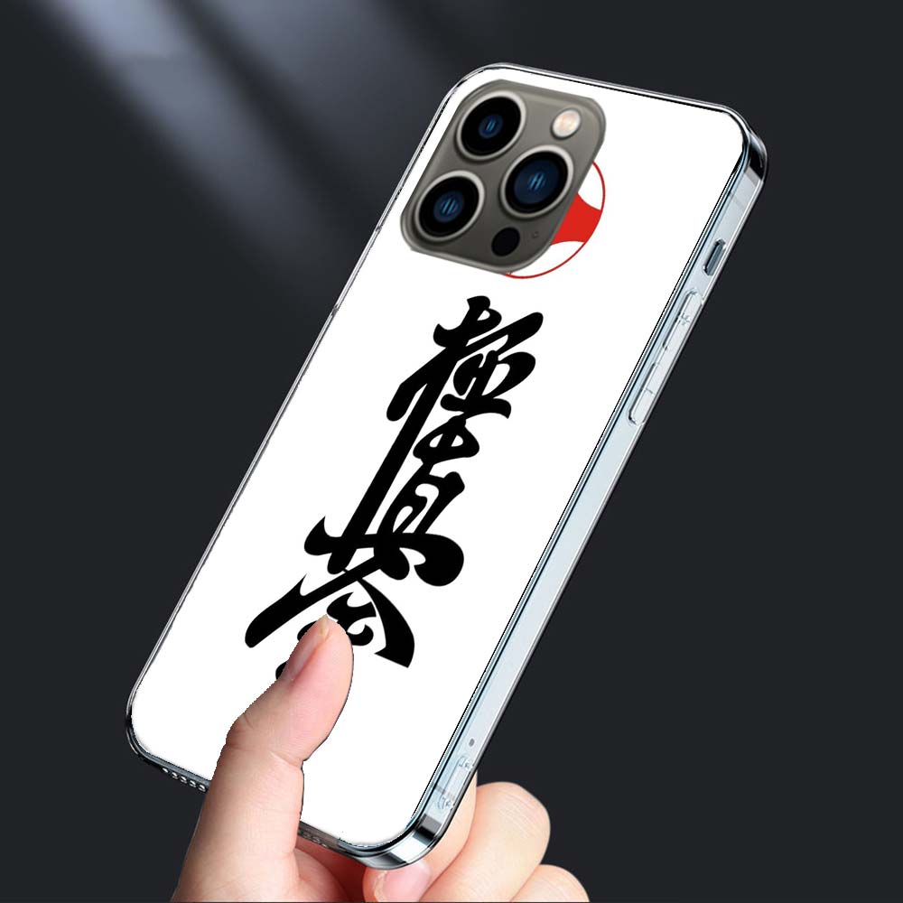 Oyama Kyokushin Karate Phone Case For Iphone 16E 15 Pro 14 Plus 17E 16 17 Pro Max Air 11 12 13 Mini Shockproof Capa Cute Cove