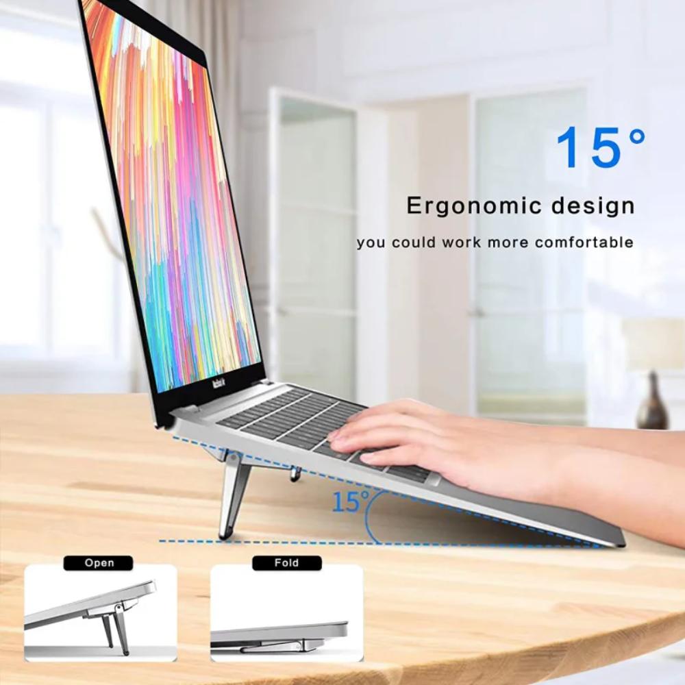 Foldable Laptop Stand Non-slip Base Bracket Support for Lenovo/Thinkpad Laptop Mini Cooling Folding Holder Feet