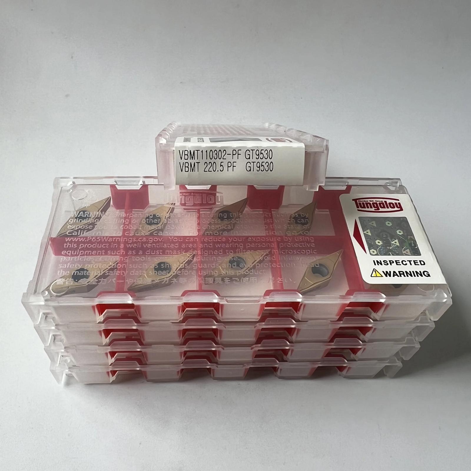 

Original / VBMT110302-PF GT9530 / Industrial indexable Carbide Inserts 10 Pcs