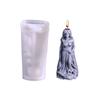 Halloween DIY Craft Silicone Ghost Bride Groom Candle Mold Mould Resin Molds