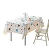 Waterproof Stain-Resistant PEVA Tablecloth - Easy-Clean, Luxurious Style for Dorms & Picnics