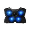 TISHRIC Laptop Cooler Stand 4 Cooling Fans Notebook Cooler Laptop Cooling Pad 2 USB Ports Notebook Stand Radiator For 13-17Inch