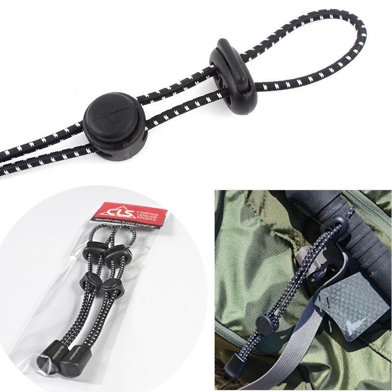 Mountaineering Backpack with External Gear Buckles and Elastic Rope for Trekking Poles Elastic Rope