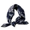 Korean Style Retro Floral Cotton-Linen Scarf: Exquisite Autumn/Winter Silk Square for Women